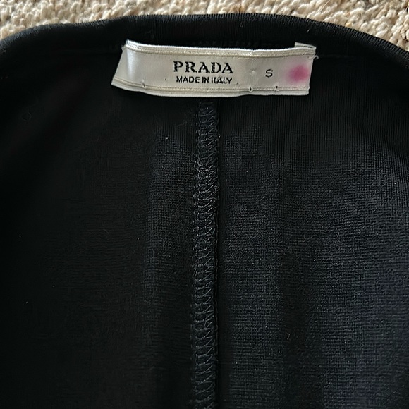 Prada Authenticated Black Long Sleeve Stretchy Shirt Top **Size S**🔥🔥 - Picture 4 of 6